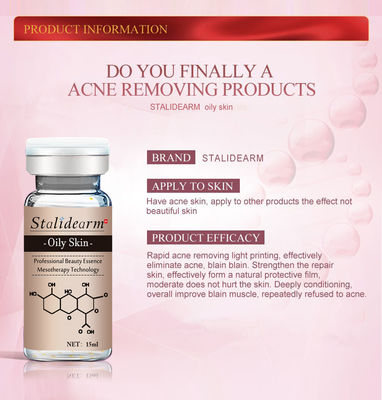 Microneedle Serum Mesoterapia Ance Tratamiento Anti Acné Etiqueta personalizada Pluma Dermal Esencia de la cara para la piel grasa