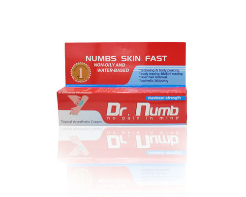 El tatuaje permanente del maquillaje del Dr. Numb 30g entumece la crema sin dolor poner crema de la lidocaína que el precio al por mayor #45 se gelifica al TATTOOIST de 30ml TKTX