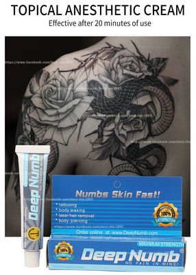 NUESTRO gel poner crema que entumece del tatuaje, que es mejor que cualquier crema que entumece del tatuaje en el mercado. Es nuestro NU original, no-aceitoso