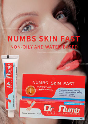 la crema 30g/el Dr. anestésicos entumecidos Numb Tattoo Numbing bate el efecto duradero por 3 horas