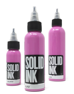 Tinta permanente del tatuaje del pigmento 30ML 60ML 120ML 260ML FDA del maquillaje del tatuaje natural micro fucsia de la tinta sólida