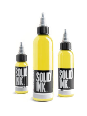Pigmento orgánico no tóxico amarillo brillante del tatuaje de la tinta del tatuaje de 120ML 260ML