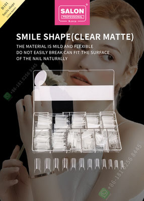 Extremidad de la manicura de Matte False Nail Tips Salon de la sonrisa media