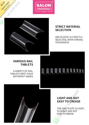 Extremidad de la manicura de Matte False Nail Tips Salon de la sonrisa media