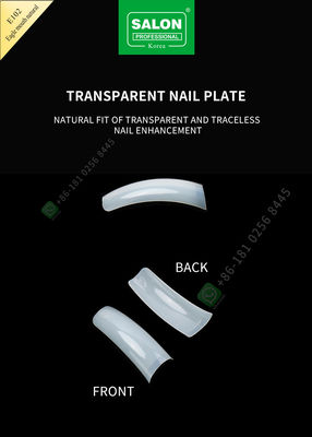 Extremidades extralargas de acrílico falsas de la cubierta de Eagle Month Nail Tips French de la belleza del salón medias