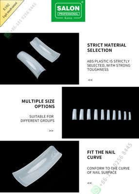 Extremidades extralargas de acrílico falsas de la cubierta de Eagle Month Nail Tips French de la belleza del salón medias