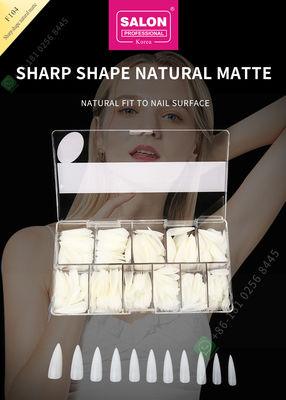 el sostenido 500pcs forma extremidades de los clavos falsos de Matte Lady French Style Artificial medias y el clavo falso de la cubierta completa