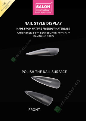 extremidades de 500pcs Matte Lady Artificial Half Nail y clavo falso de la cubierta completa