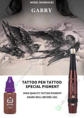 Máquina rotatoria inalámbrica de poco ruido de Pen For Lips Rechargeable Tattoo del tatuaje