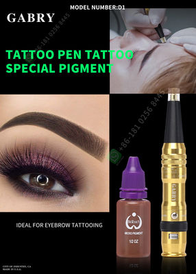 Pluma inalámbrica permanente de aluminio del tatuaje de la máquina 10V del maquillaje
