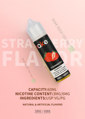 Líquido de alta calidad 60ml de Vaping del E-cigarrillo del sabor de la fresa del E-jugo del E-líquido puro y seguro