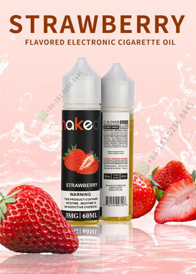 Líquido de alta calidad 60ml de Vaping del E-cigarrillo del sabor de la fresa del E-jugo del E-líquido puro y seguro