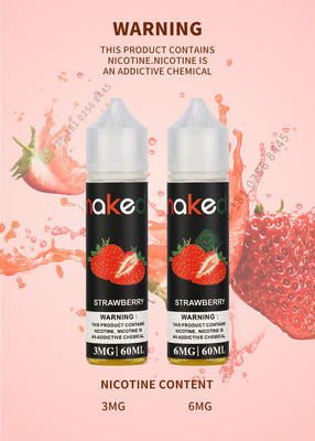 Nicotina líquida MSDS del gusto 5mg 6mg de la fresa del aceite del E-cigarrillo de Vape