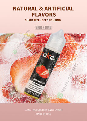 60ml vaporizan el jugo E líquido para el cigarrillo eléctrico que vaporiza a Juice Smoking Strawberry Flavor