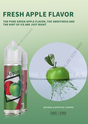 FCC 3mg 6mg E-Liquid Vape Juice Vaping Liquid 24 meses de vida útil