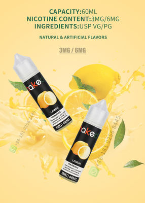arreglo para requisitos particulares líquido del sabor del limón de Vaping del cigarrillo de 30pg 30ml E