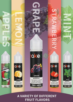 100mL vaporizan el jugo E líquido para el sabor natural de la uva de los ingredientes del cigarrillo electrónico