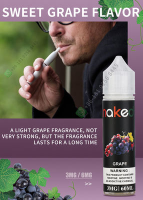OEM de Juice Vaping Liquid del líquido de Vaping del cigarrillo de 6mg 18mg E
