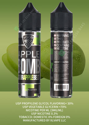 Página Vg del E-jugo del tabaco del E-líquido del jugo de VGOD Vape para el líquido electrónico de Vaping del cigarrillo