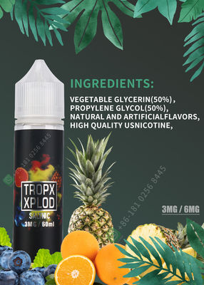 E-cigarrillo Vaping 30ml líquido 60ml Vape Juice Orange Taste del jugo de Vape del E-líquido de la nicotina