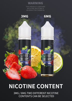 Pluma de Vape del cigarrillo del OEM 60ml Vape Juice Nicotine Salt For E