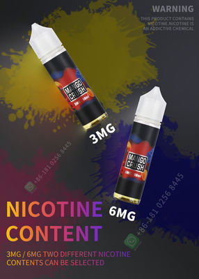 Jugo desagradable 10ml de Vape de la sal de la nicotina por la neblina feliz