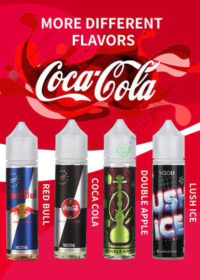 La nicotina del E-líquido del E-jugo de BLVK sala a Vape Juice Vgod Nic Salt 50 sabores