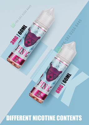 Botella de plástico tipo 30ml Vape Liquid E-Juice Nic Salt
