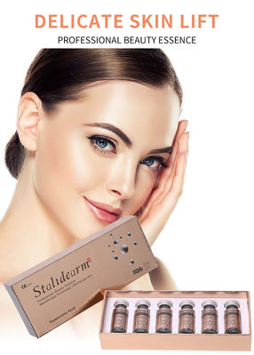 Solución de mesoterapia en ampolla, suministro de fábrica, marca privada, esencia de ácido hialurónico para iluminar y antienvejecimiento facial