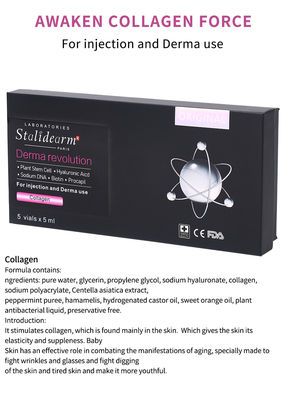 Sero de mesoterapia de colágeno para jóvenes 5 ml de inyección Antienvejecimiento Relleno cutáneo inyectable
