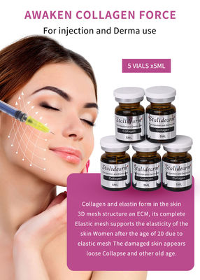 Sero de mesoterapia de colágeno para jóvenes 5 ml de inyección Antienvejecimiento Relleno cutáneo inyectable