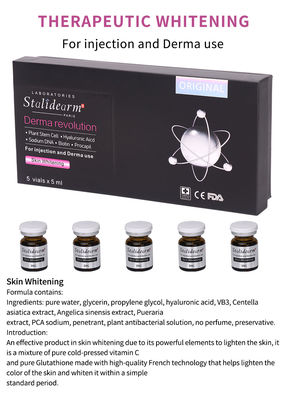OEM ODM Refuerzo de la piel Hidratación Eliminación de manchas oscuras Ampola facial Blanqueamiento facial Mesoterapia Serum inyección