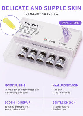 Fábrica de la Mesoterapia Facial Inyección de Suero Aclarador Hidratante Antienvejecimiento Blanqueador Glutatión Relleno de Elevación