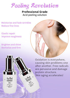 Conjunto de suero de exfoliación facial de calidad profesional para solución de peeling de piel