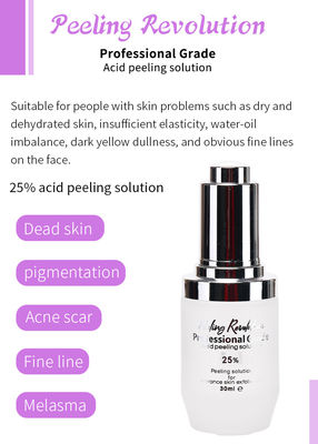 Conjunto de suero de exfoliación facial de calidad profesional para solución de peeling de piel