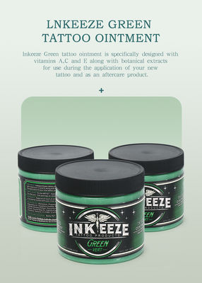 Suministro de fábrica producto de tatuaje tinta verde de tatuaje ungüento curativo crema vitaminas A y C
