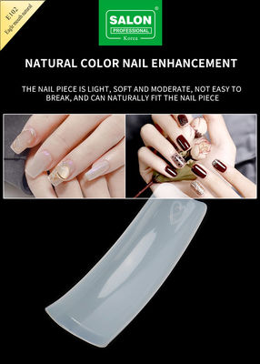 Cubierta completa Boca de águila Gel natural suave uñas falsas Diseños de uñas artificiales