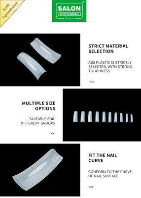 Cubierta completa Boca de águila Gel natural suave uñas falsas Diseños de uñas artificiales