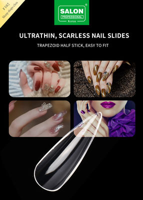 Long Soft Gel Almond on Nail 12 Tamaños Forma Aguda Consejos de Uñas Acrílicas para Extensiones de Uñas