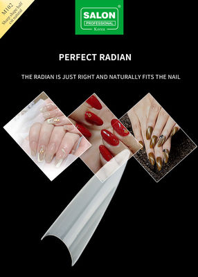Consejos de uñas de forma aguda 500 PCS Kit de uñas falsas de acrílico natural para extensiones de uñas