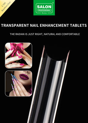 OEM de cubierta completa de bambú transparente Gel suave Falsa uñas diseños de uñas artificiales