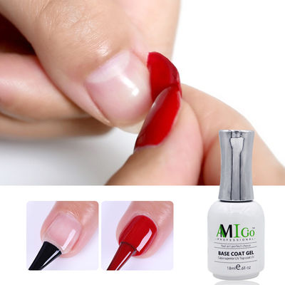 Kit de esmalte de uñas Amigo Gel 18ml Semi-permanente de remojo UV / LED para uñas de salón