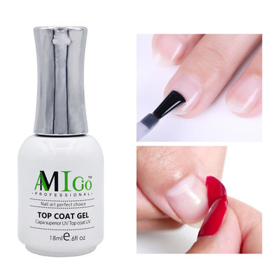 Kit de esmalte de uñas Amigo Gel 18ml Semi-permanente de remojo UV / LED para uñas de salón