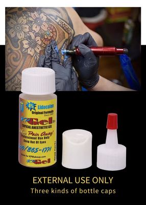 Gel adormecedor para tatuajes de acción rápida con 2% de lidocaína y 1.5% de tetracaína para un alivio máximo del dolor