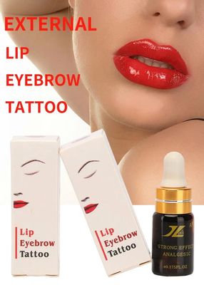 Liquido de adormecimiento rápido para tatuajes de larga duración 0.175 FL. OZ para tatuajes indoloros y maquillaje permanente
