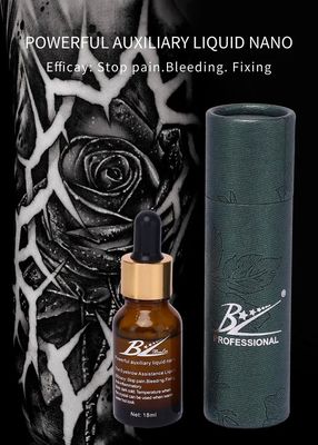 BL Verde Acción Rápida Tatuaje Liquido anestésico 18ml/botella Funciona en 90 segundos Líquido anestésico tópico