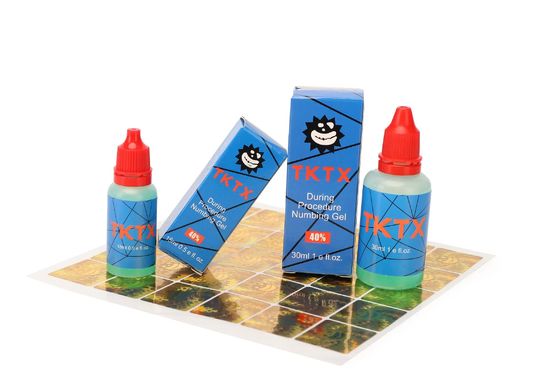 Gel adormecedor TKTX 15ml de acción rápida, gel azul con 9% de lidocaína para aliviar el dolor