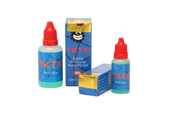 Gel adormecedor TKTX 15ml de acción rápida, gel azul con 9% de lidocaína para aliviar el dolor