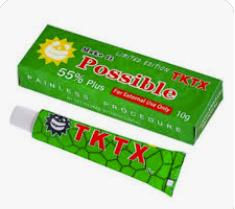 Crema anestésica para tatuajes Tktx Numb, ungüento anestésico de efecto fuerte para tatuajes de microblading, precio al por mayor