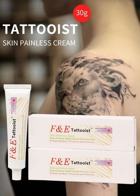 Tatuaje F&E Crema para adormecer el tatuaje Microblading Body Tattoo Precio de fábrica Lido-Caine Ungüento para relleno Mico Blading
